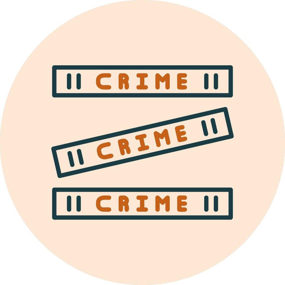Crime Scene Vector Icon