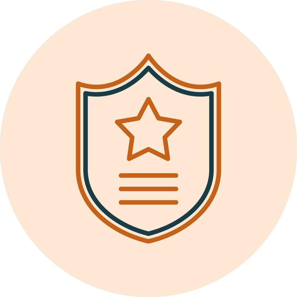 Police Badge Vector Icon