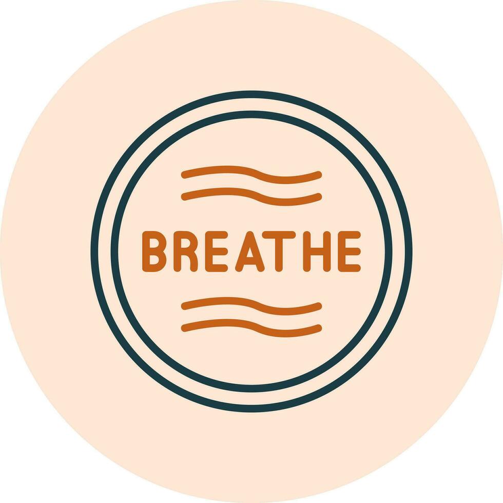 Breathe Vector Icon