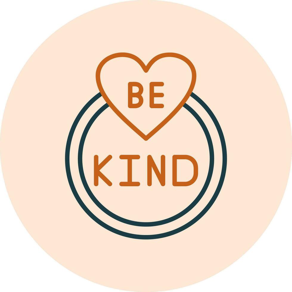 Be Kind Vector Icon