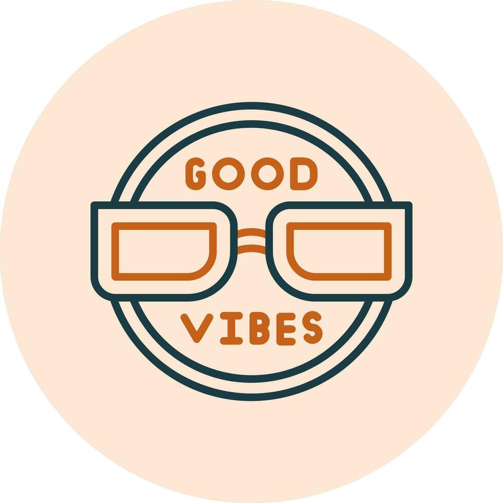Good Vibes Vector Icon