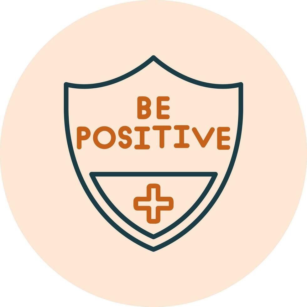 Be Positive Vector Icon