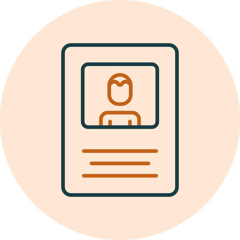 Name Tag Vector Icon