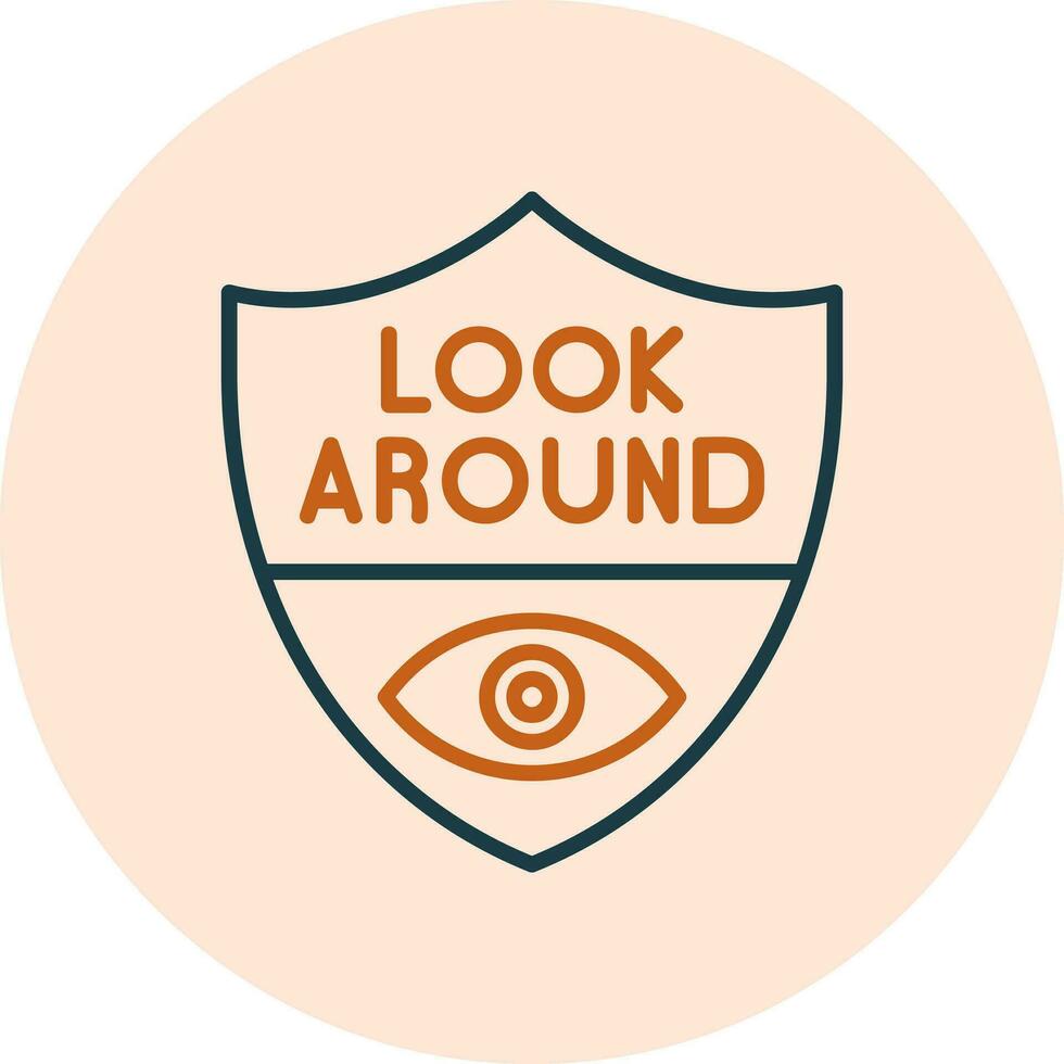 Look Around Vector Icon