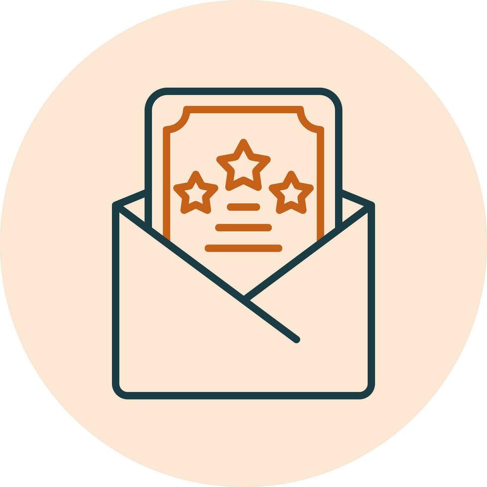 icono de vector de invitación