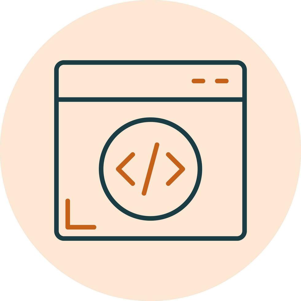 Web Programming Vector Icon