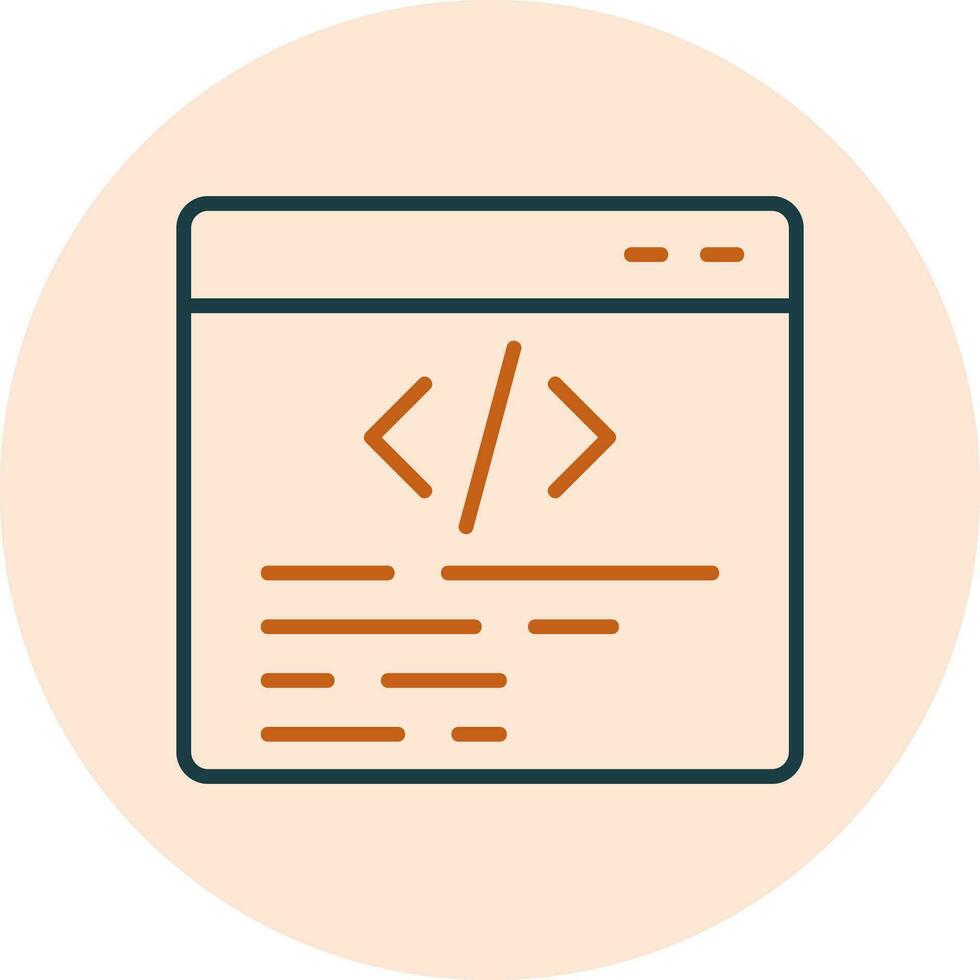 Web Programming Vector Icon