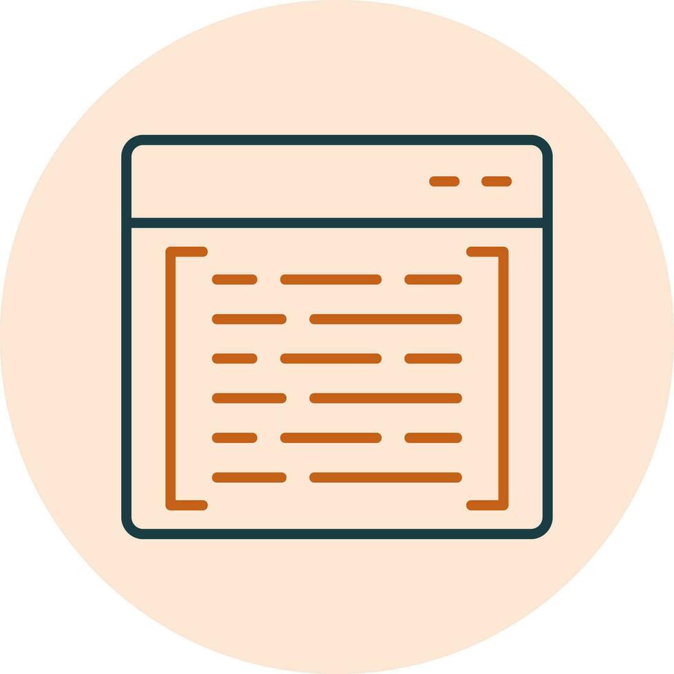 Coding Vector Icon