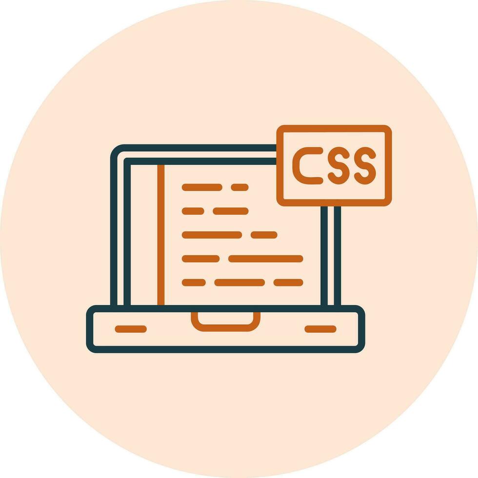 icono de vector de css