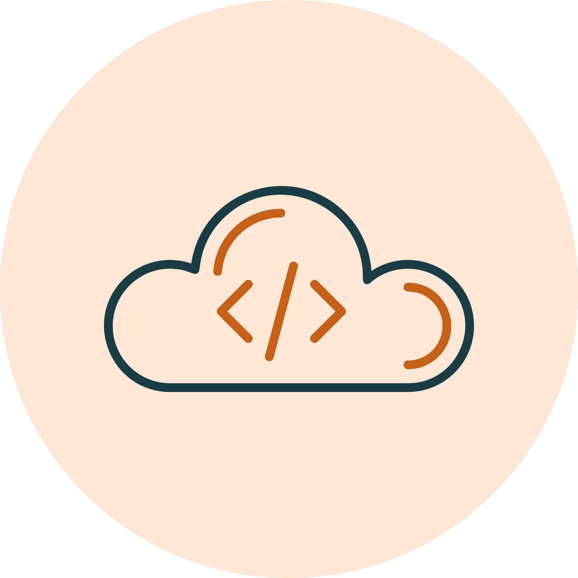 Cloud Coding Vector Icon 31453722 Vector Art at Vecteezy