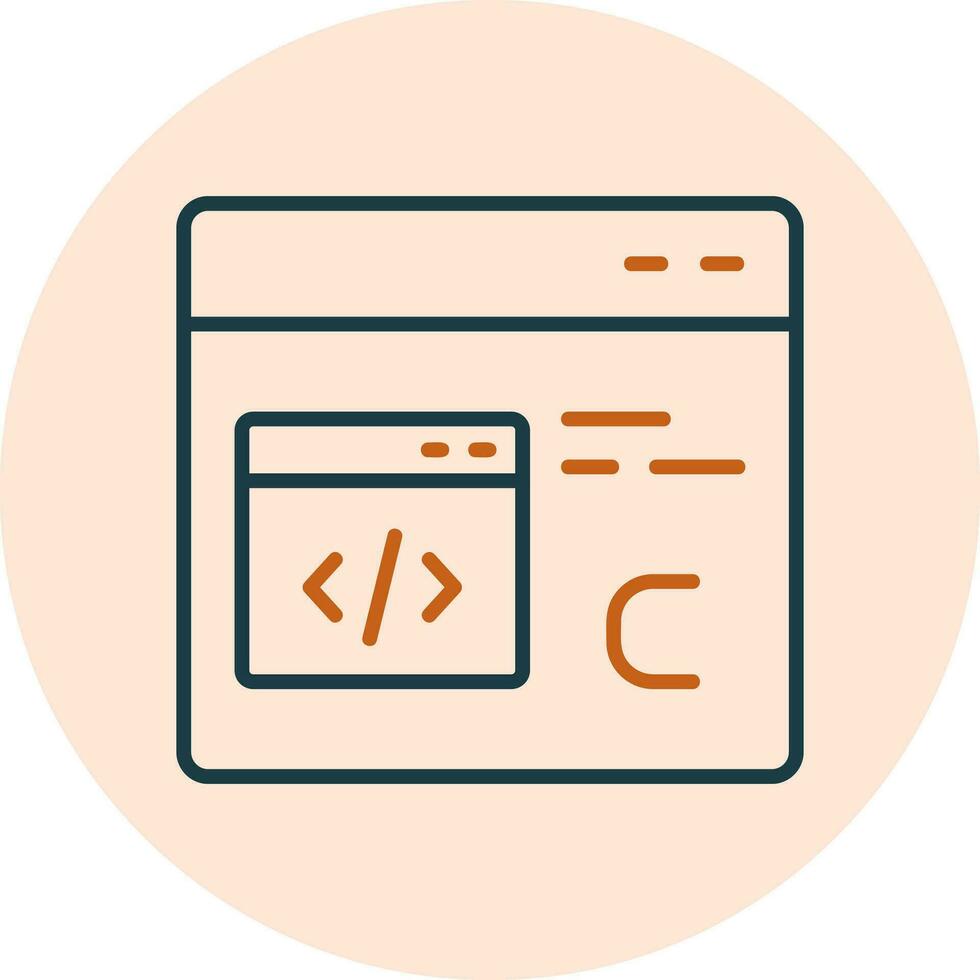 Computer Languages Vector Icon