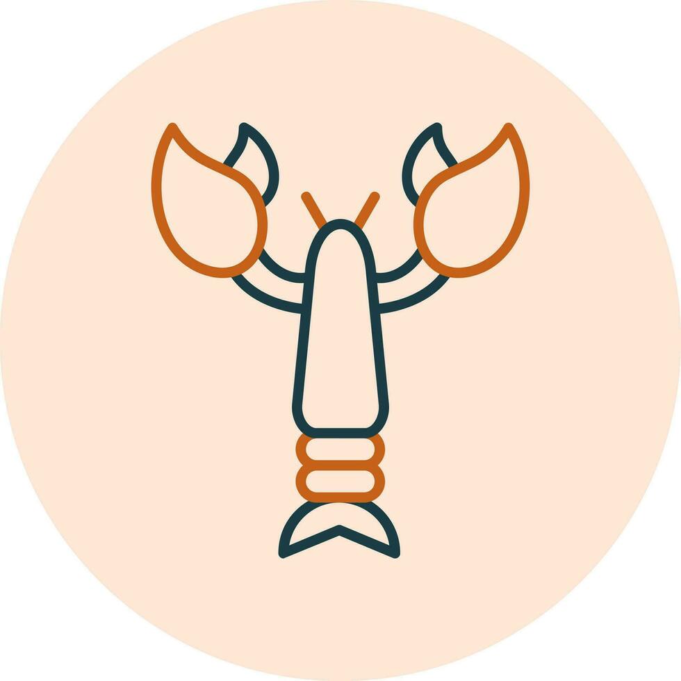 Lobster Vector Icon