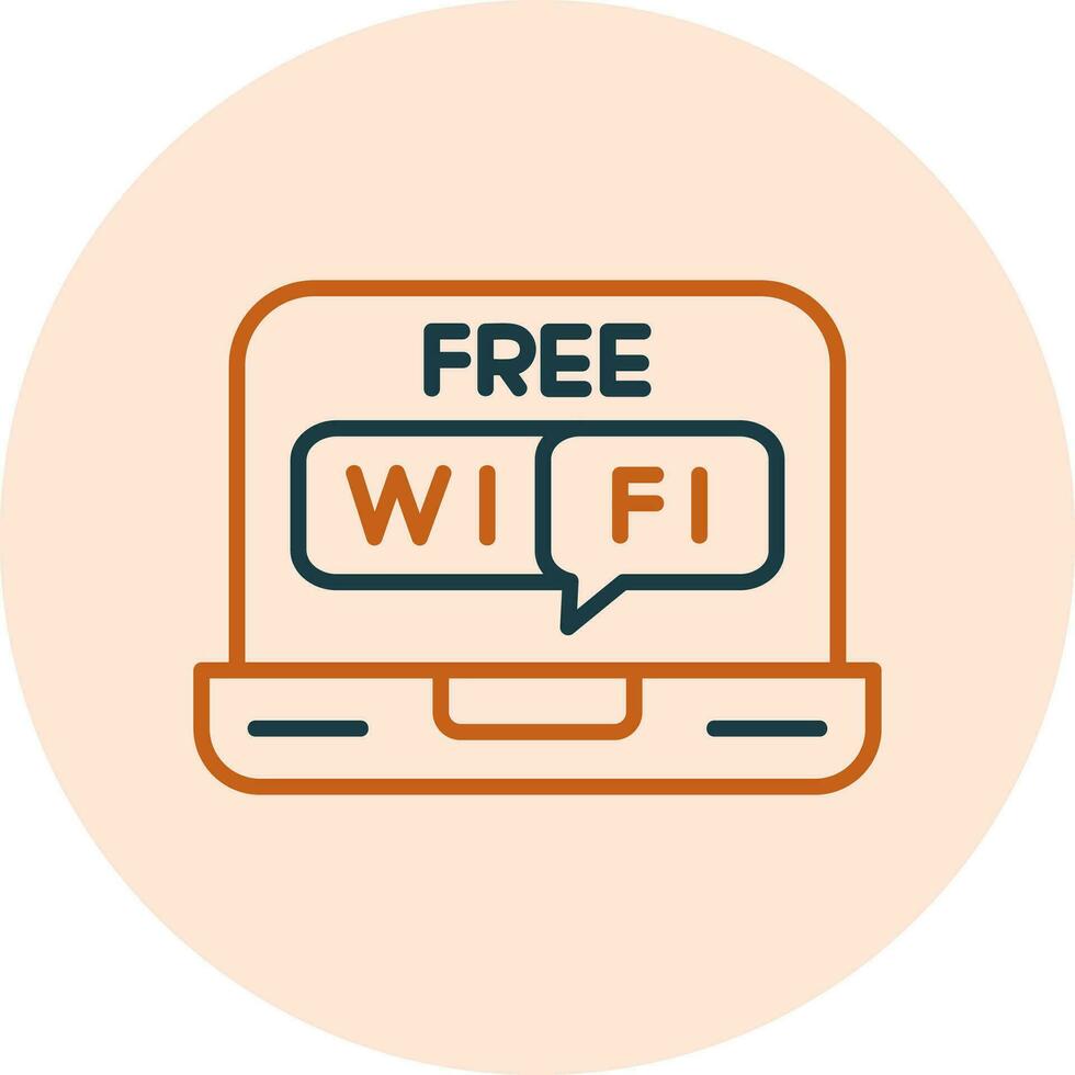 icono de vector wifi gratis