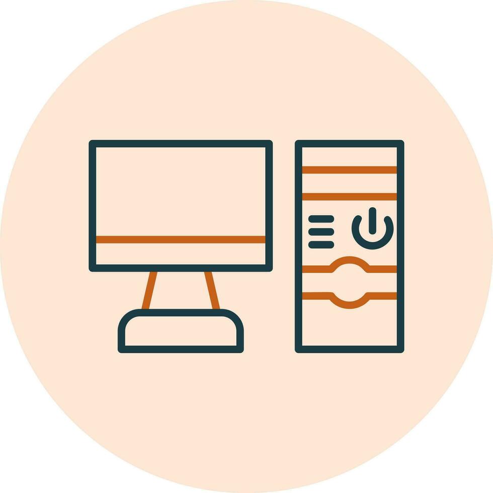 Computer Vector Icon