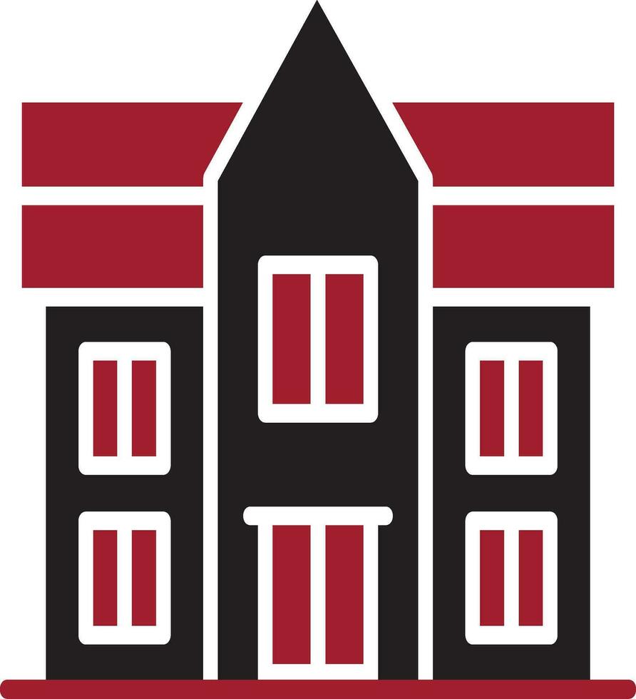 Mansion Vector Icon