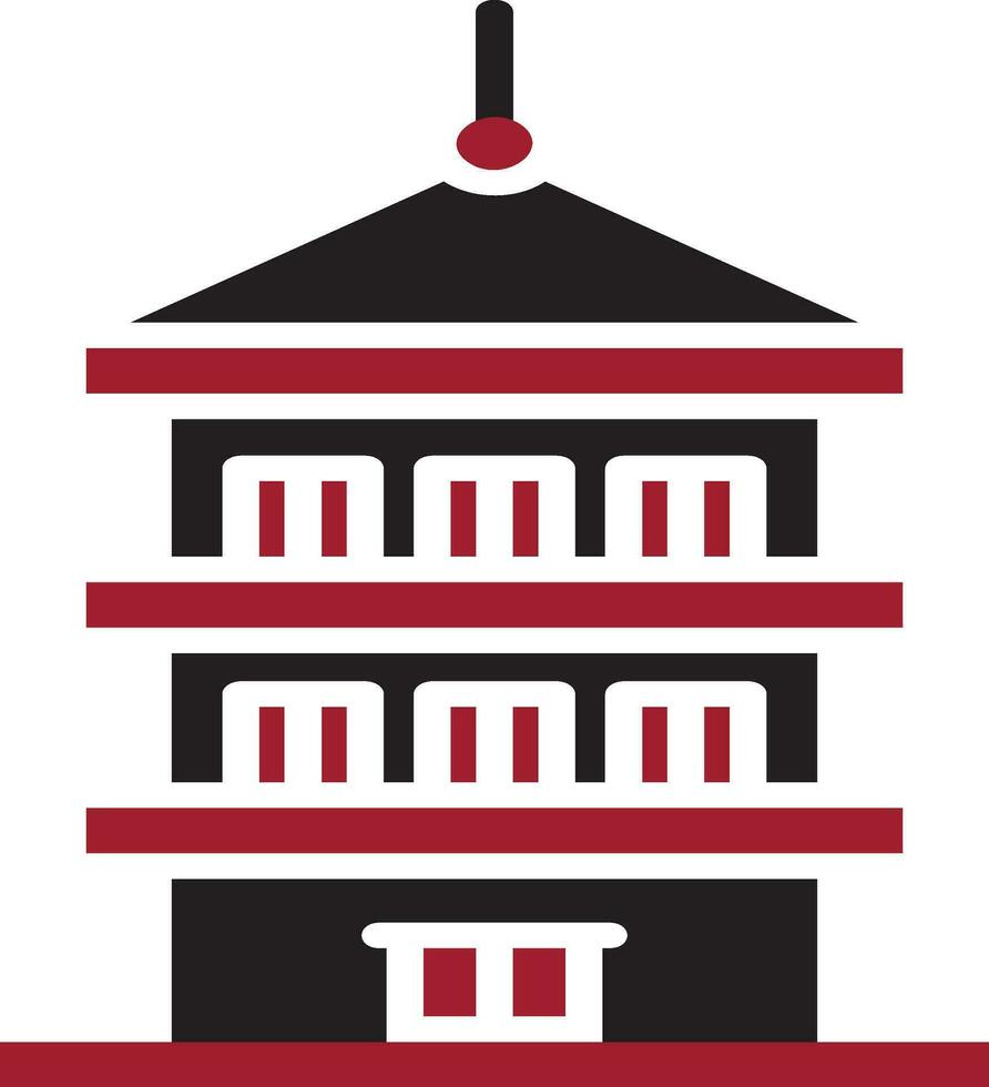 Pagoda Vector Icon