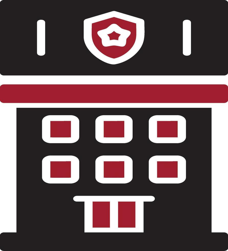 Police Station Vector Icon