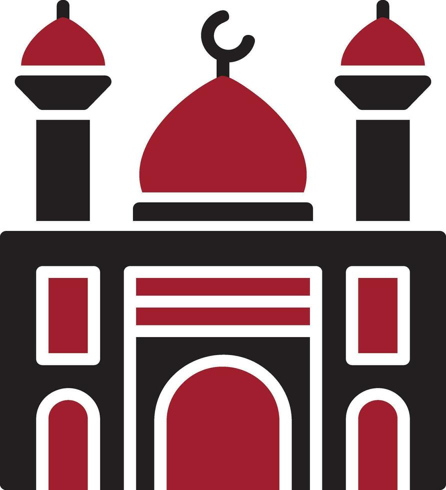 icono de vector de mezquita