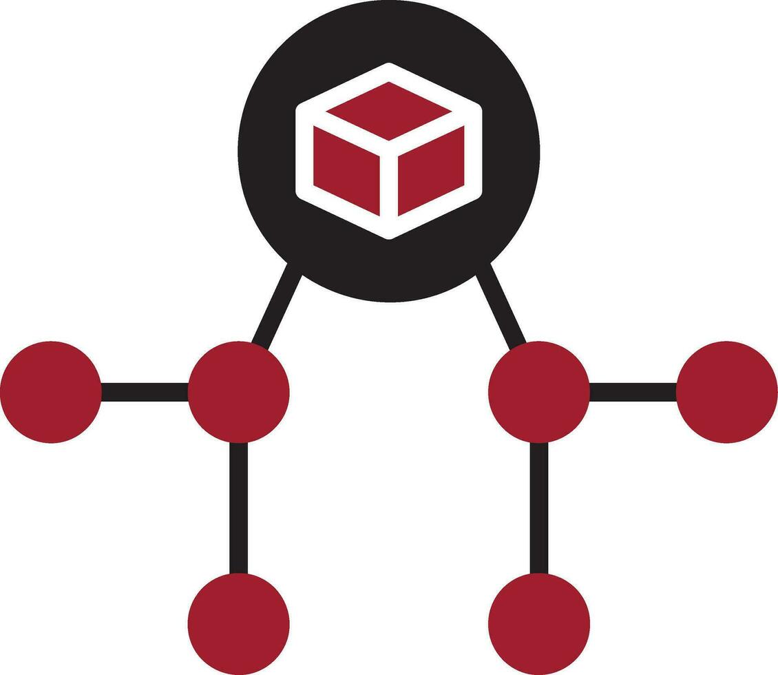 Decentralized Vector Icon