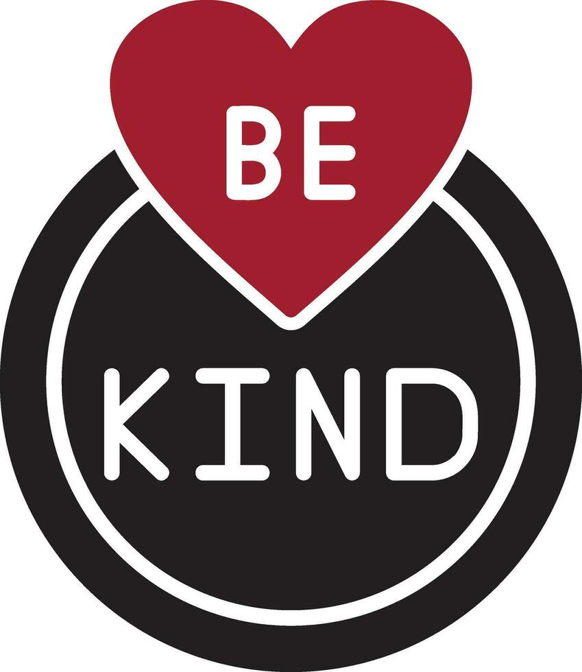 Be Kind Vector Icon