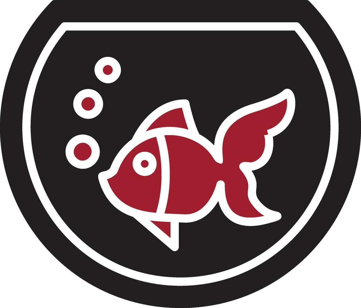 fish bowl Vector Icon