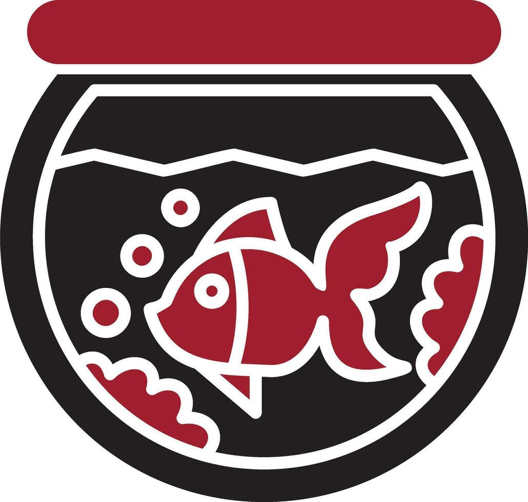 fish bowl Vector Icon