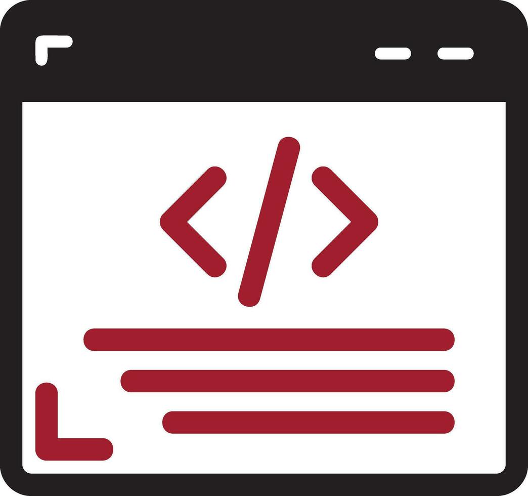 Web Programming Vector Icon