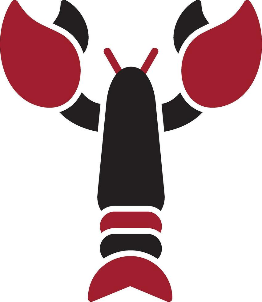 Lobster Vector Icon