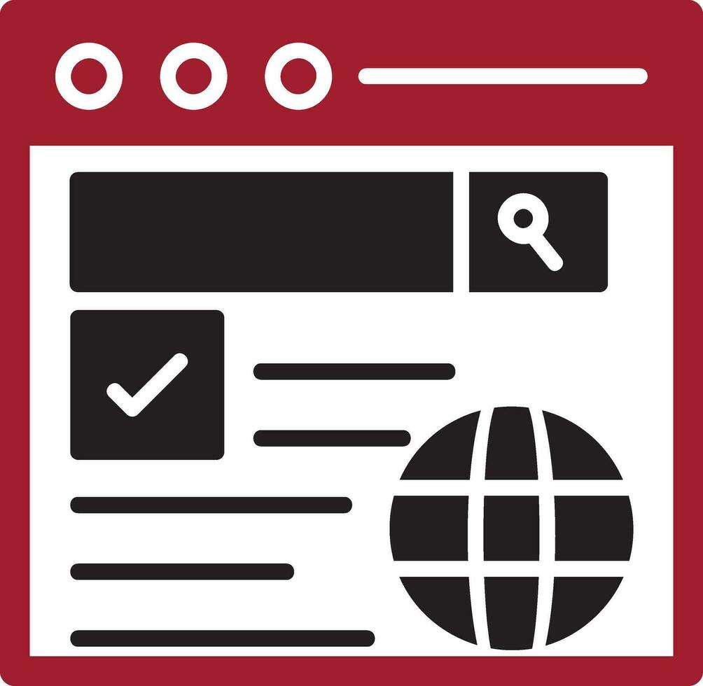 Web Browser Vector Icon