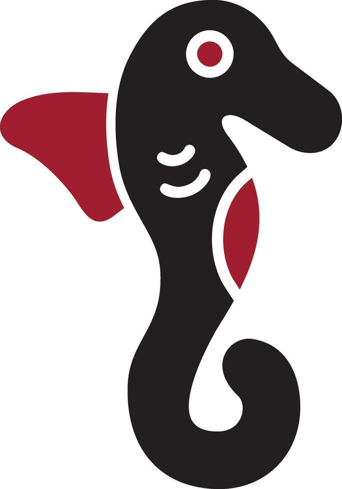 Seahorse Vector Icon