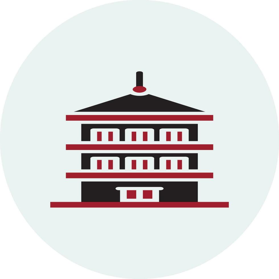 Pagoda Vector Icon