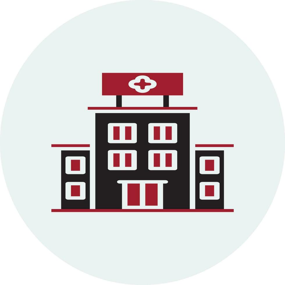 Hospital Building Vector Icon