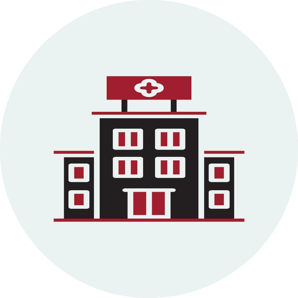 Hospital Building Vector Icon