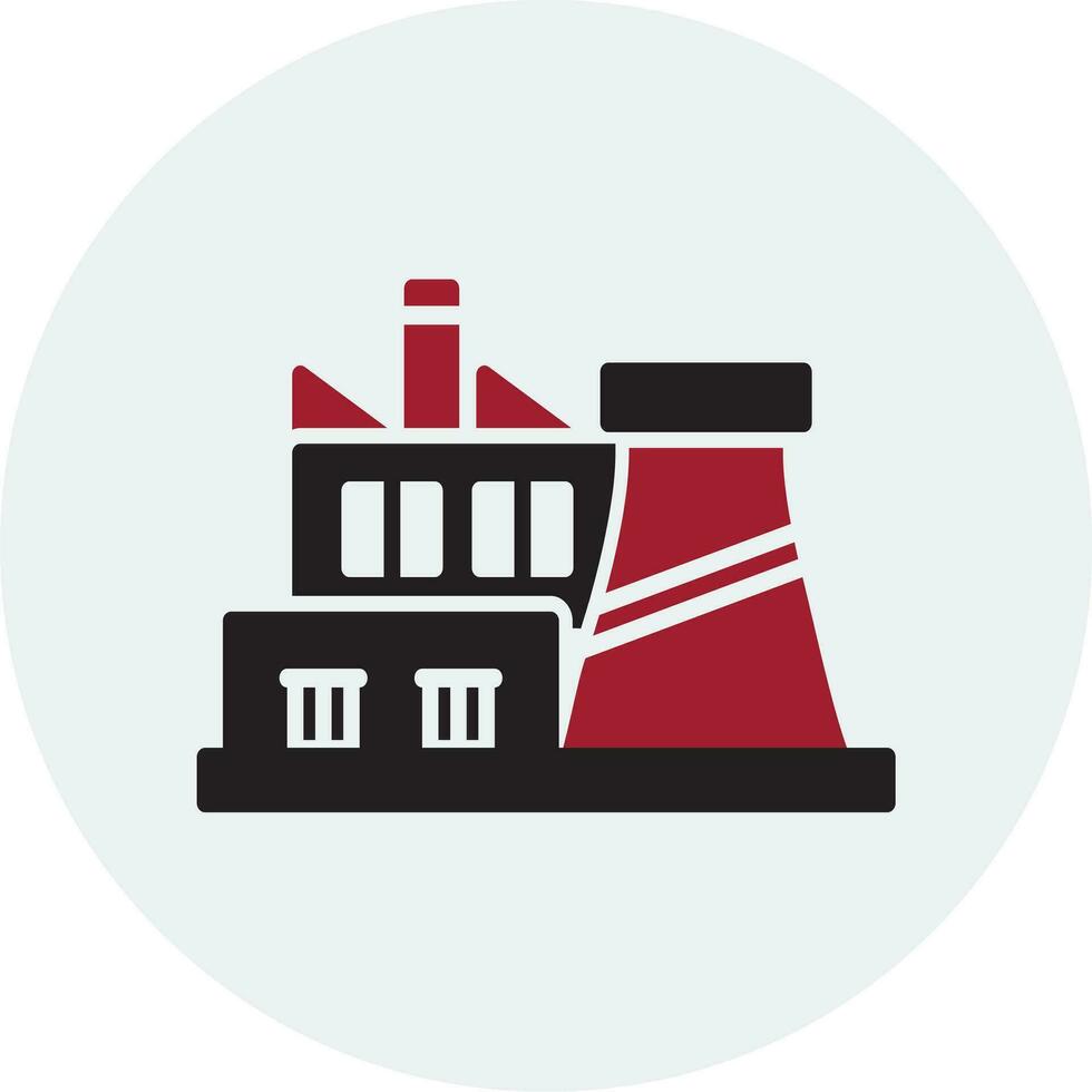 Factory Plant Vector Icon