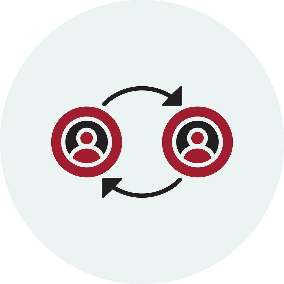 Peer To Peer Vector Icon