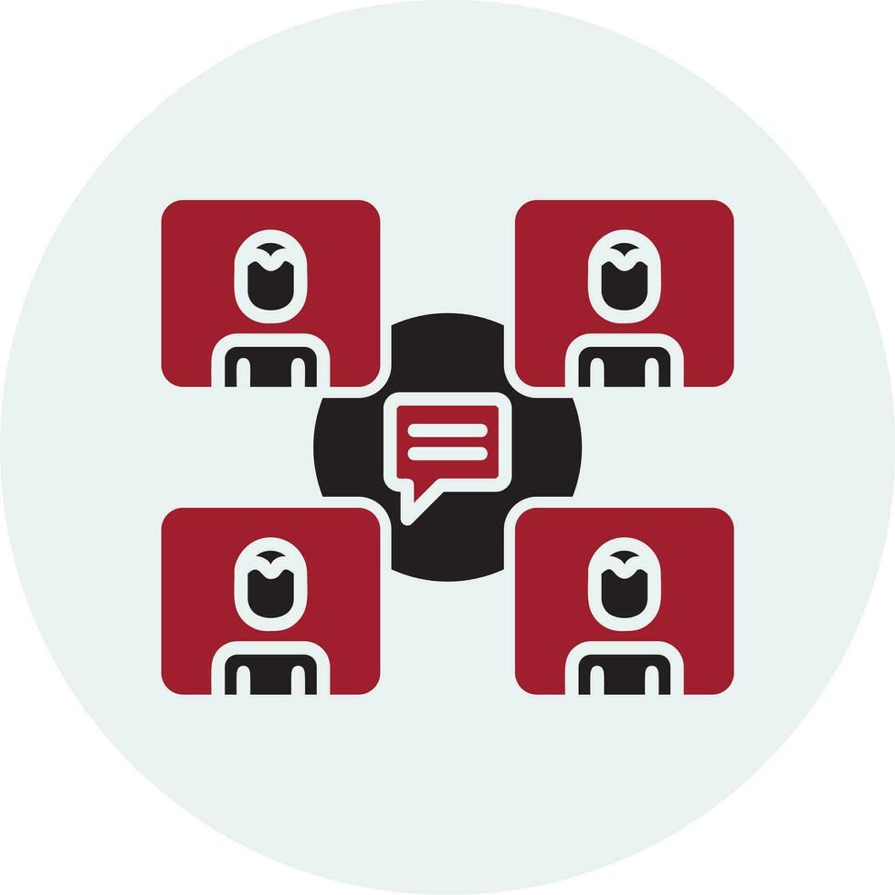 Group Chat Vector Icon