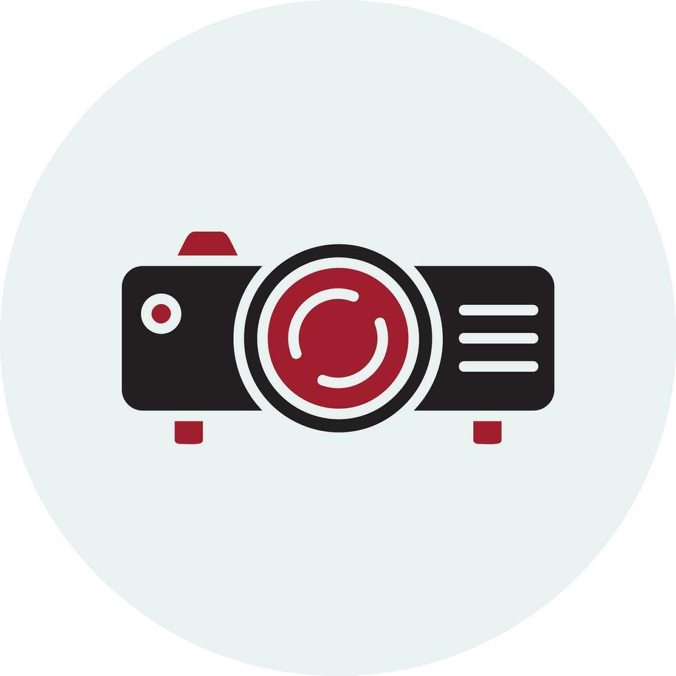 icono de vector de proyector