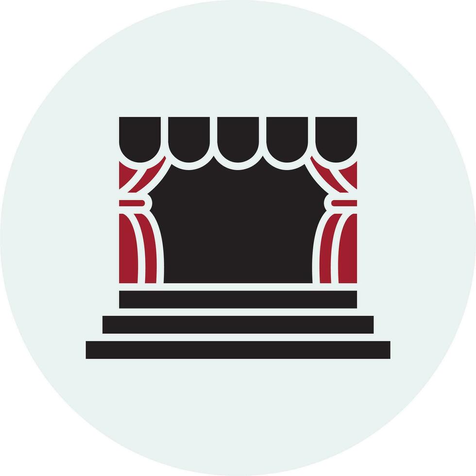 Stage Vector Icon