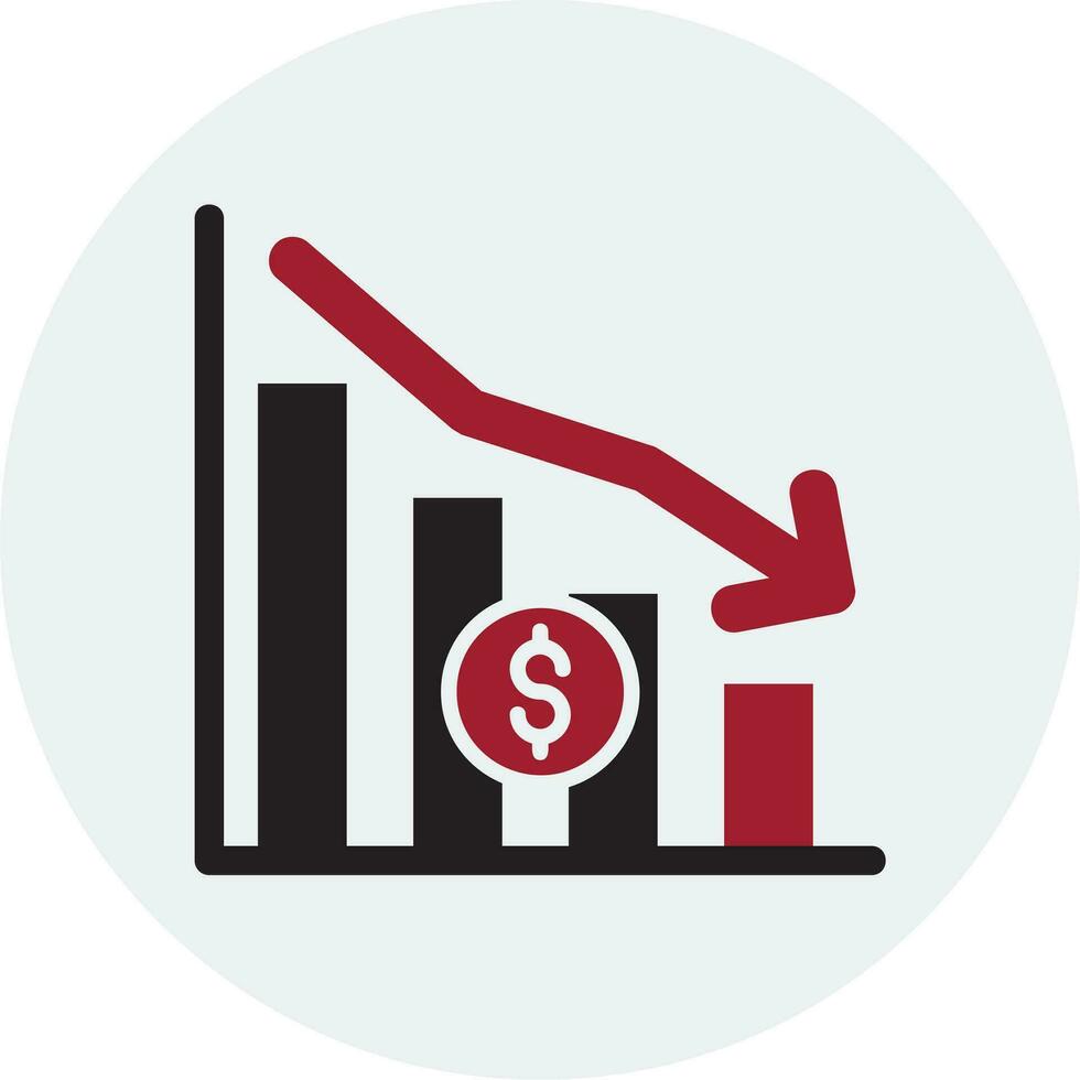 Economic Crisis Vector Icon