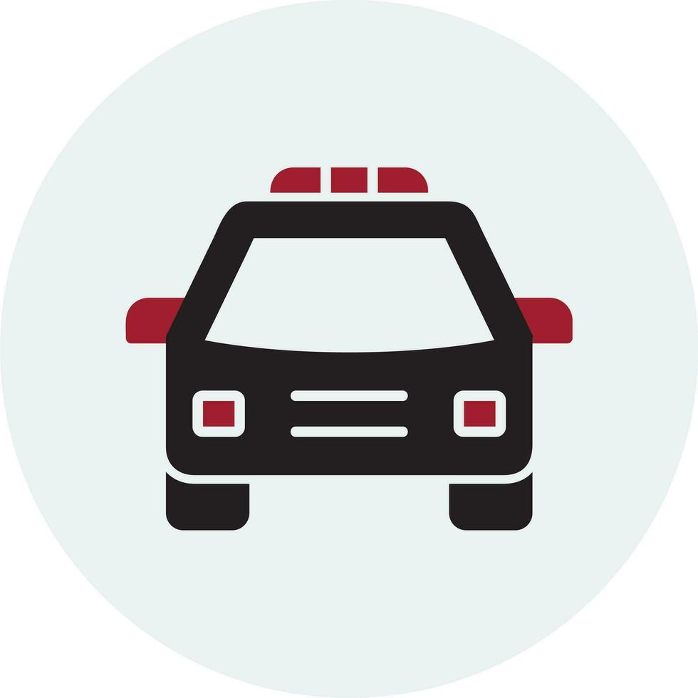 Police Car Vector Icon