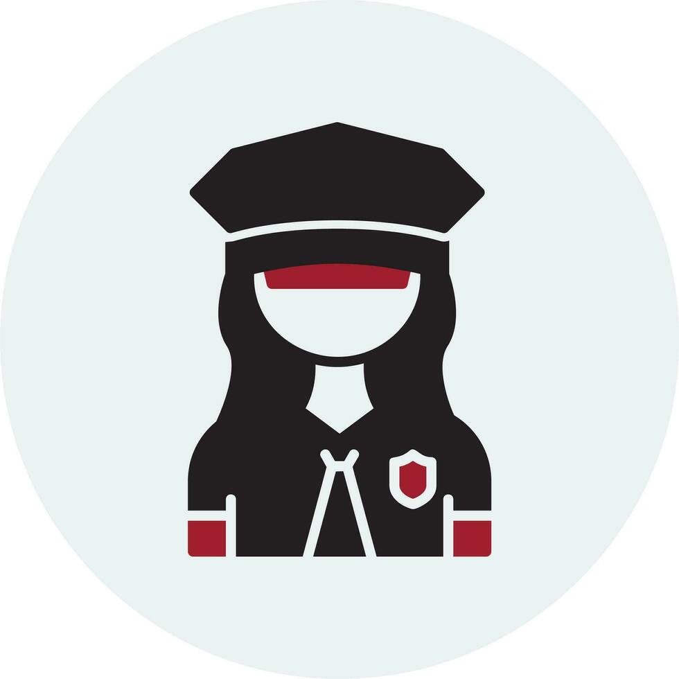 Policewoman Vector Icon
