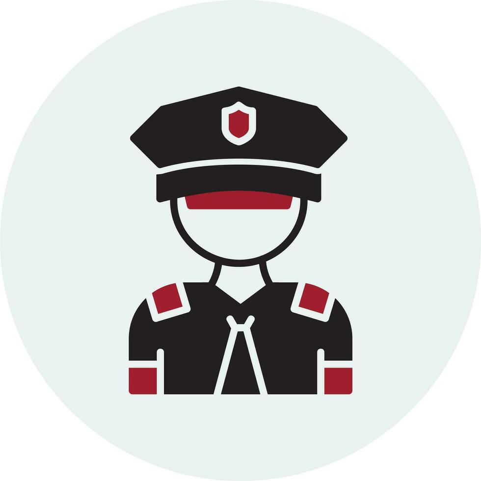 icono de vector de policía