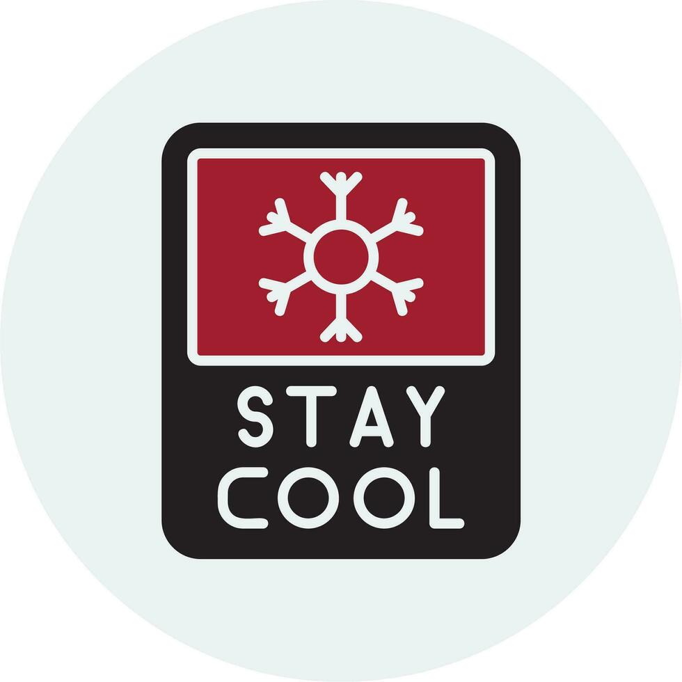 Stay Cool Vector Icon