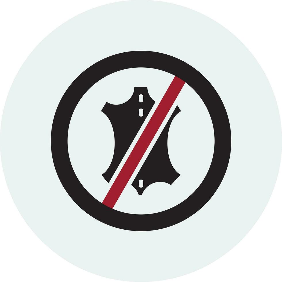 no leather Vector Icon