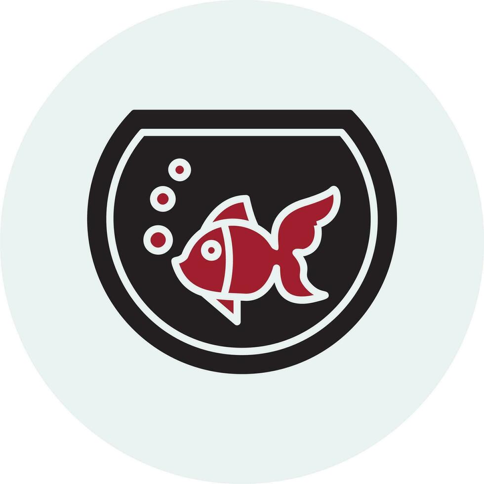 fish bowl Vector Icon