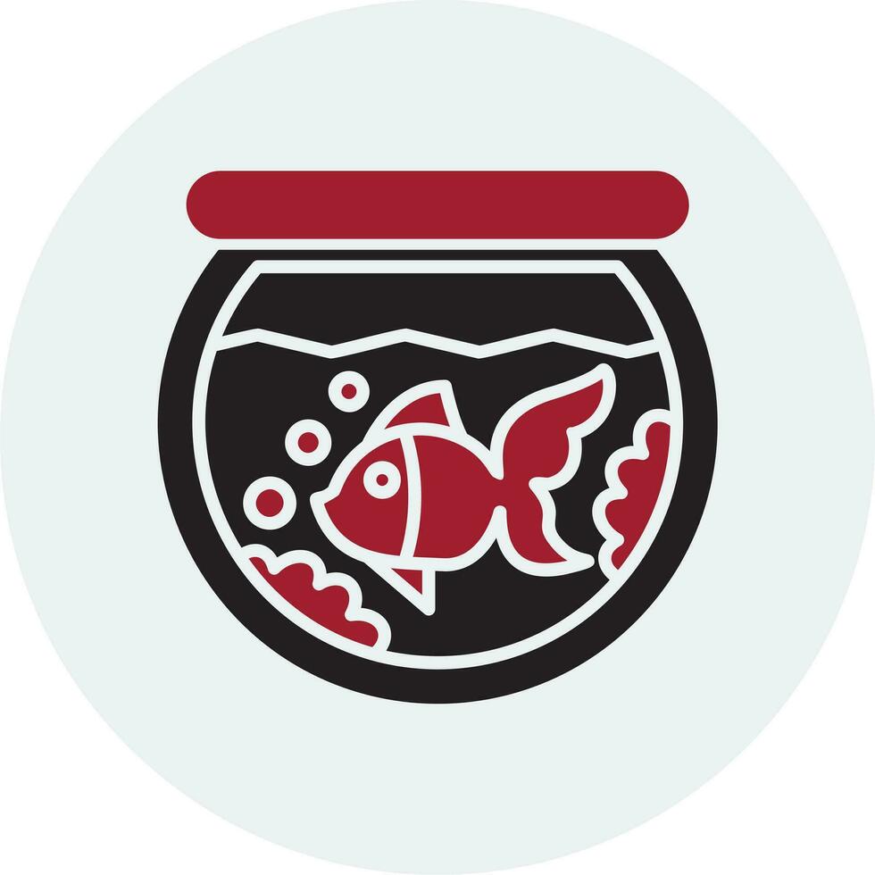 fish bowl Vector Icon
