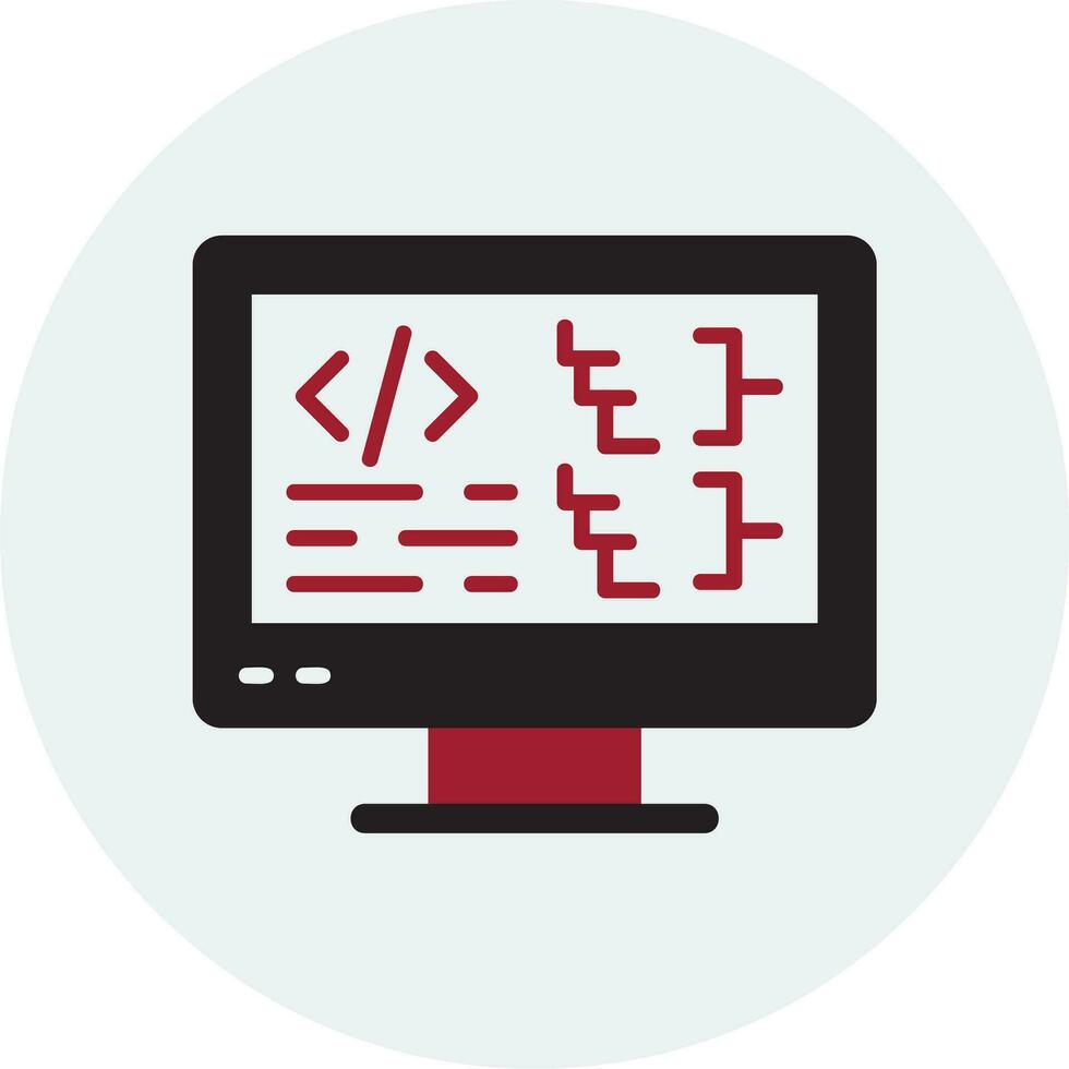 Computer Vector Icon