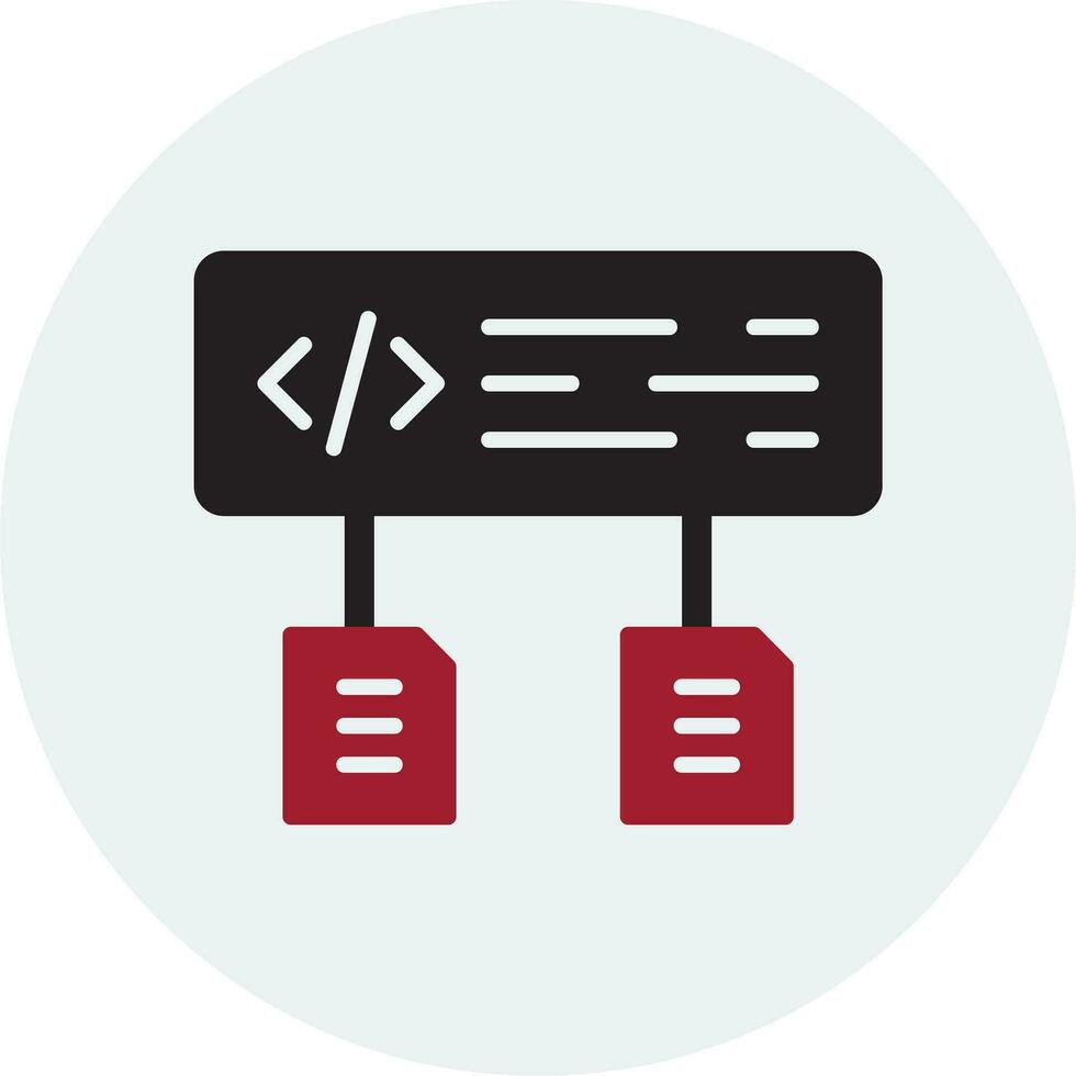 Data Flow Vector Icon