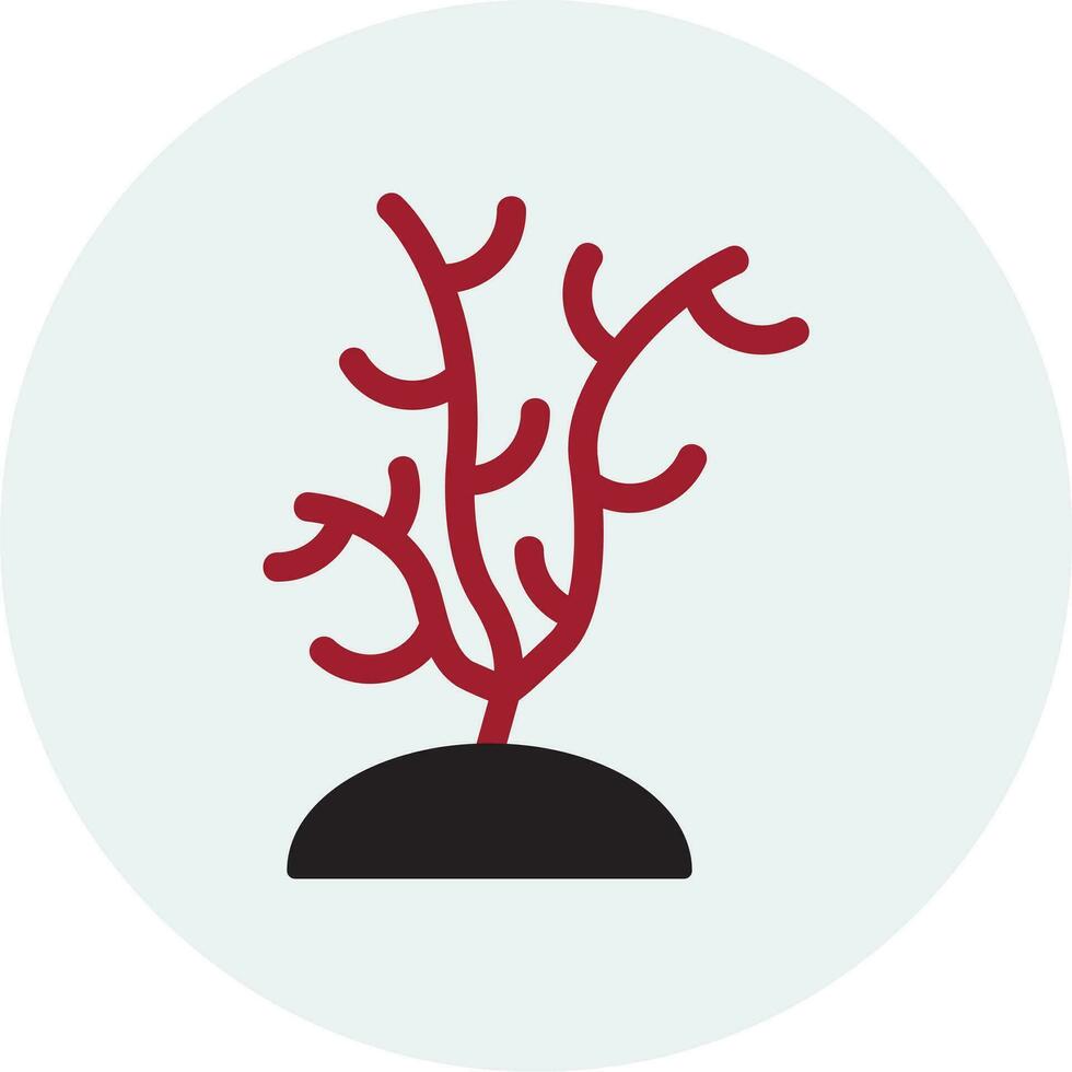 icono de vector de coral