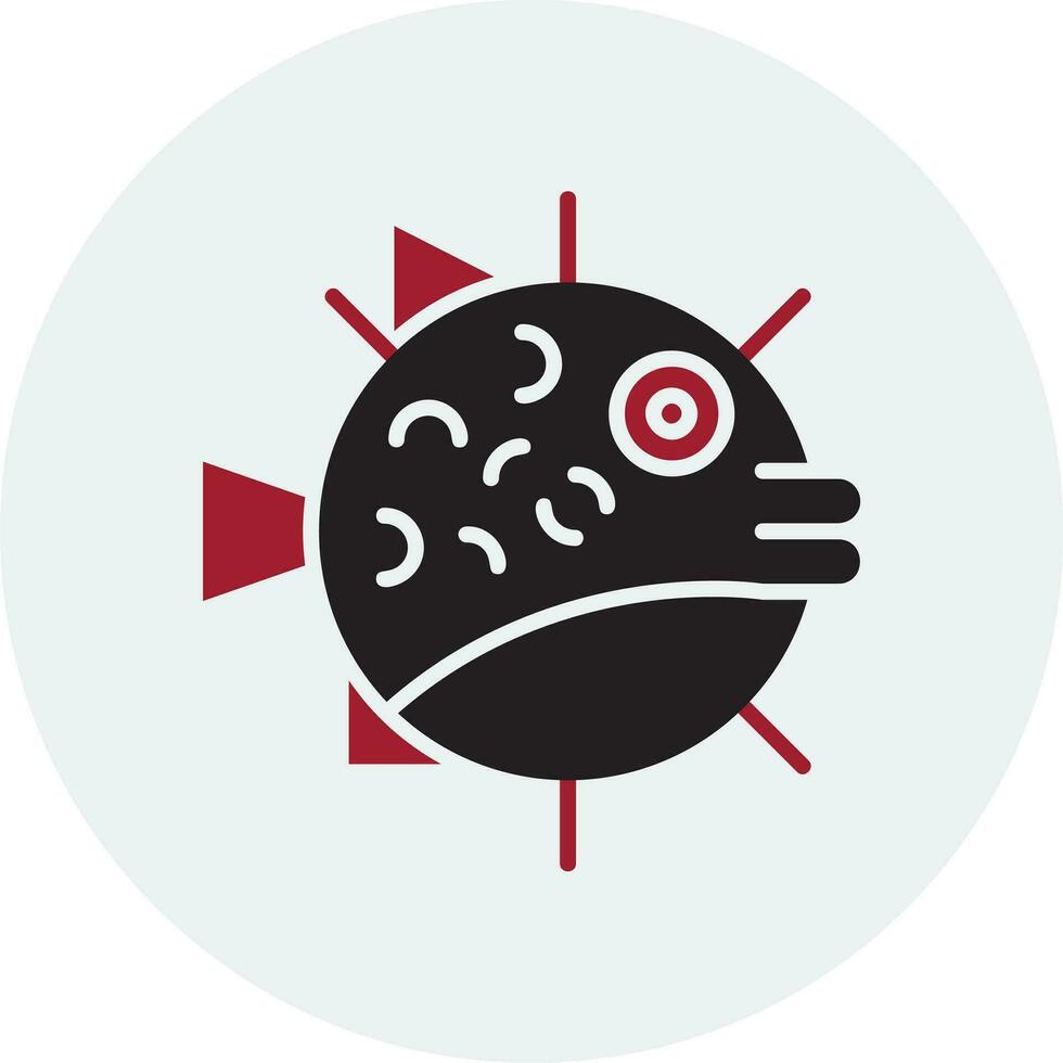 Puffer Fish Vector Icon